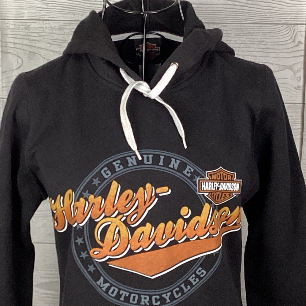 Harley-Davidson Black and Gold women’s Hoodie